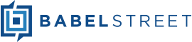 Babel street logo blue